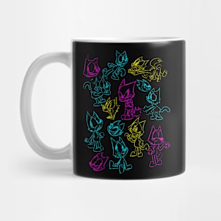 Felix the Moody Neon Mug